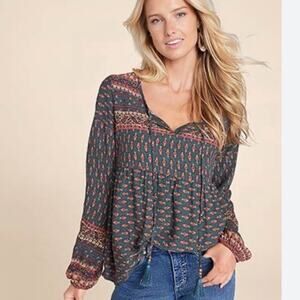 Lascana Venus Bohemian Print Women's Top Size S